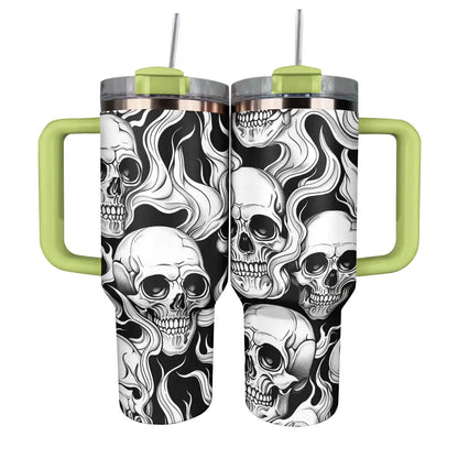 Shineful Tumbler Smokey Skulls