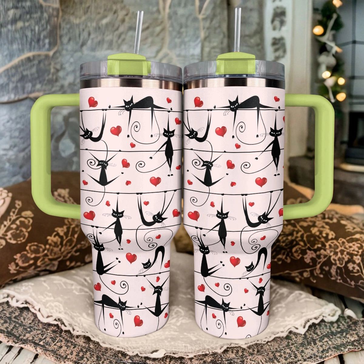 Shineful Tumbler Cat Whisker Love