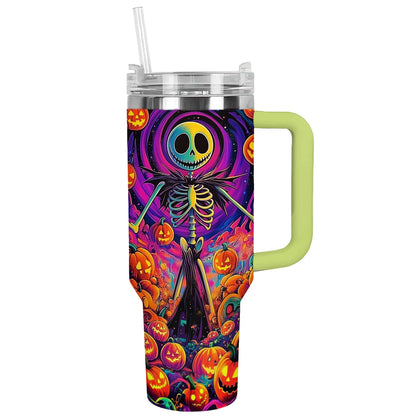 Shineful Tumbler Halloween Pumpkin Skull