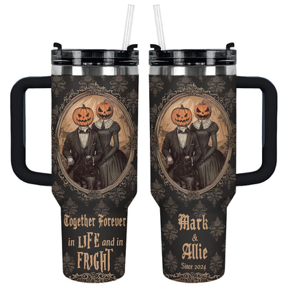 Shineful Tumbler Personalized Haunted Romance