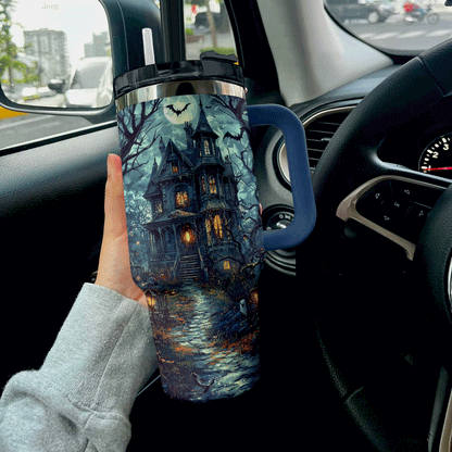 Shineful Tumbler Halloween Haunted Victorian Manor