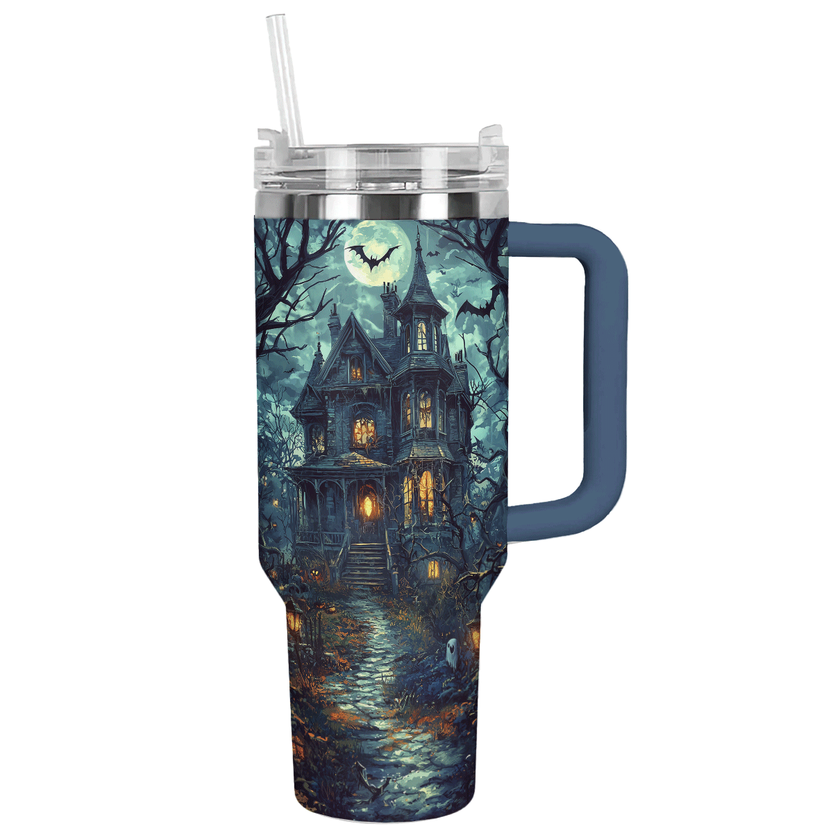 Shineful Tumbler Halloween Haunted Victorian Manor