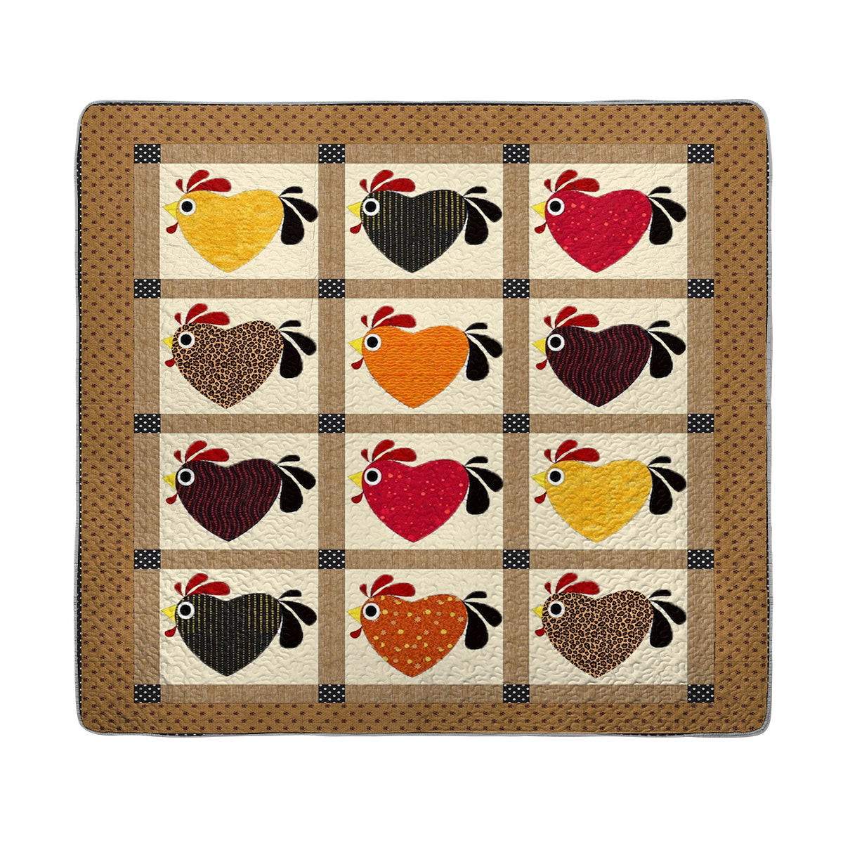 Shineful All Season Quilt 3-Piece Set Heartfelt Hen Haven