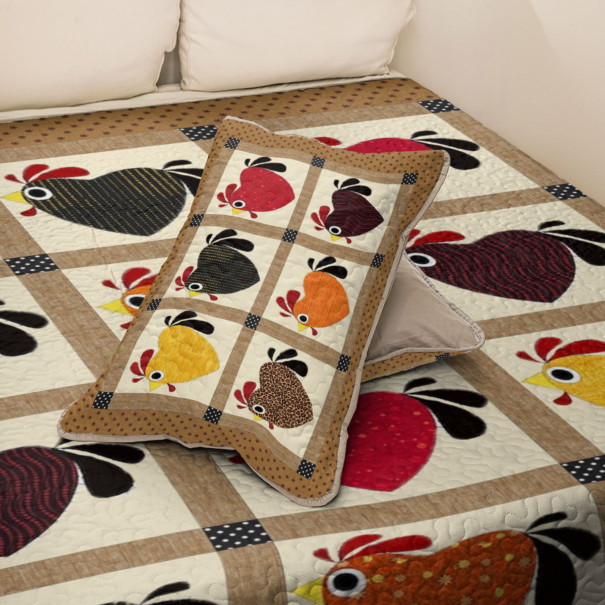 Shineful All Season Quilt 3-Piece Set Heartfelt Hen Haven