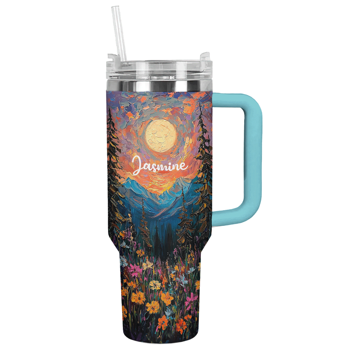Shineful Tumbler Personalized Hippie Sunset Serenity