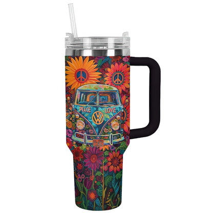 Shineful Tumbler Floral Hippie Van