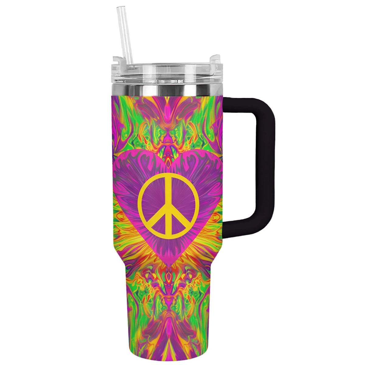 Shineful Tumbler Hippie Peace Love
