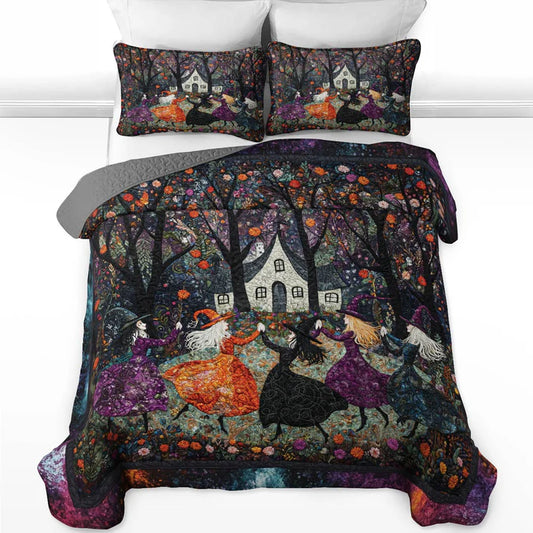Shineful All Season Quilt 3-Piece Set Beautiful Witchy Woman
