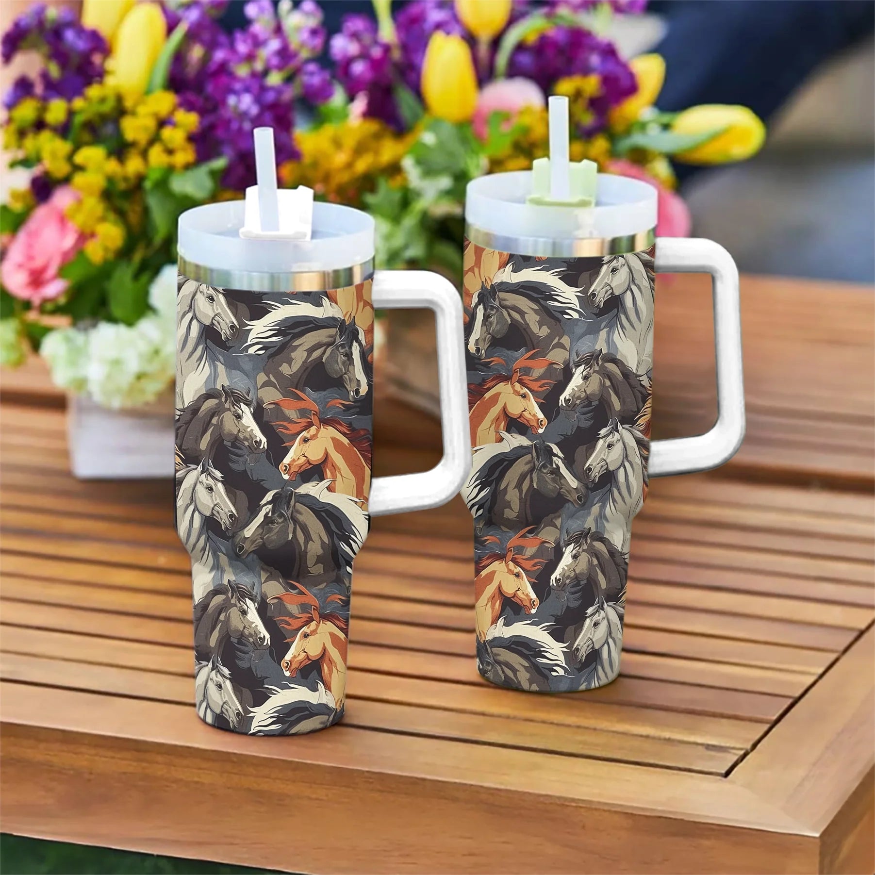 Horse 40 Oz Shineful™ Tumbler Amazing Mn8 40Oz