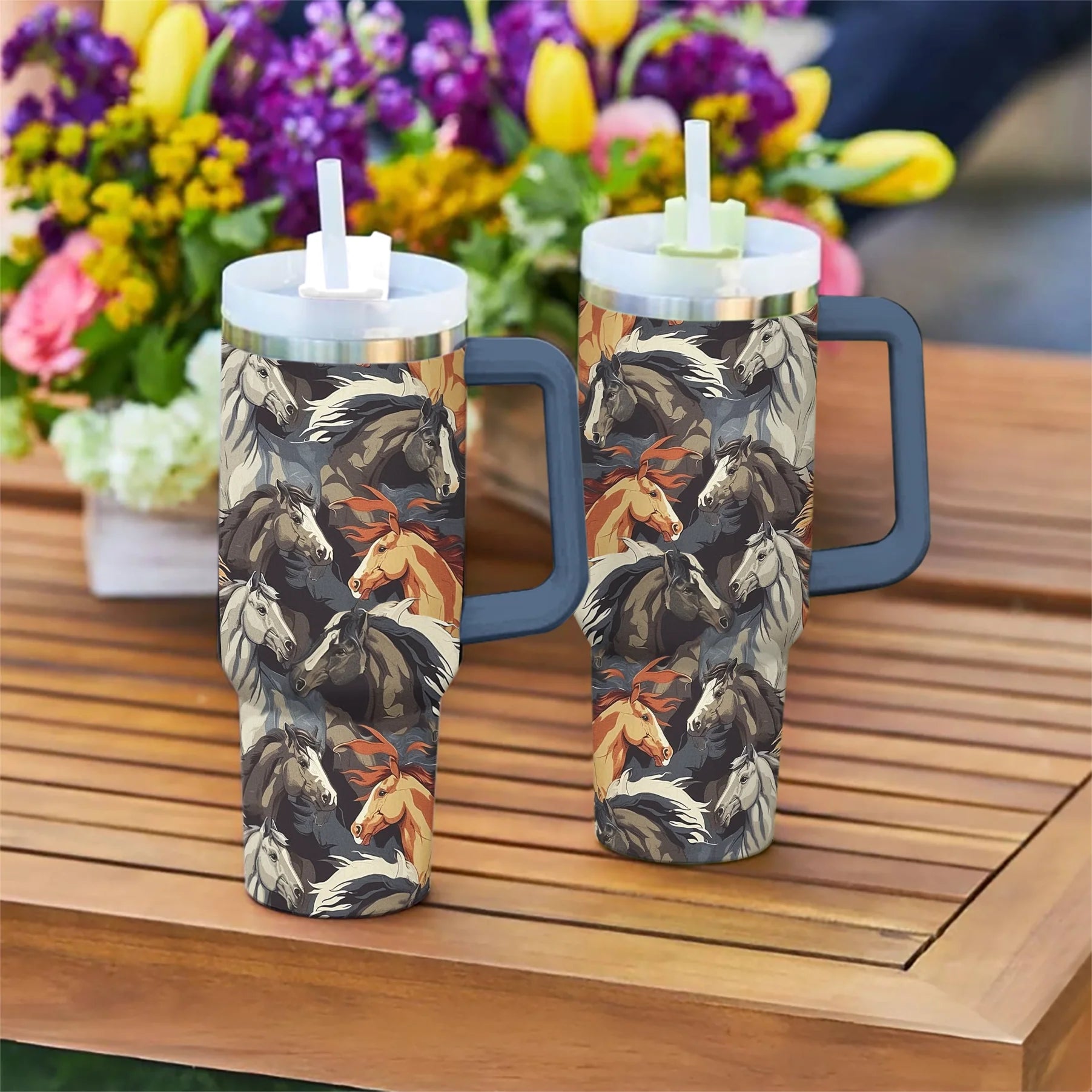 Horse 40 Oz Shineful™ Tumbler Amazing Mn8 40Oz