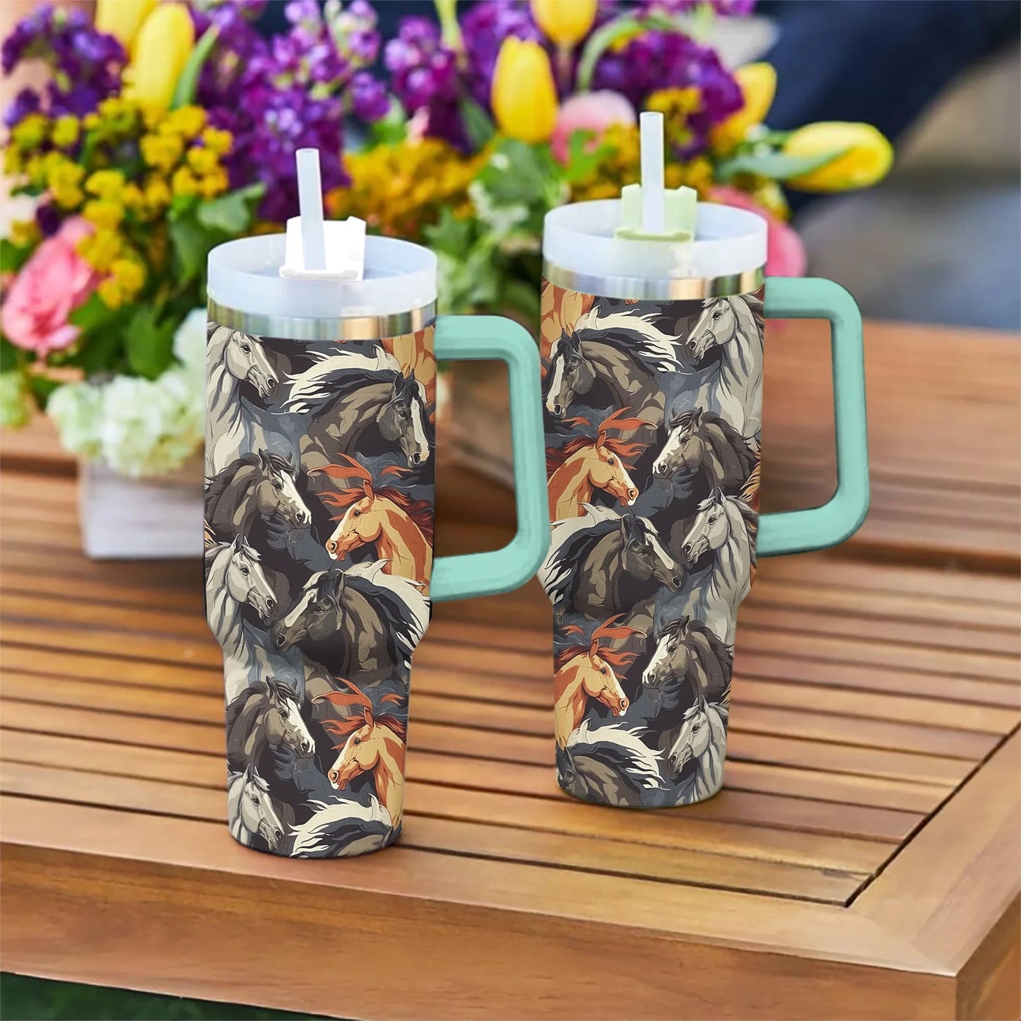 Horse 40 Oz Shineful™ Tumbler Amazing Mn8 40Oz