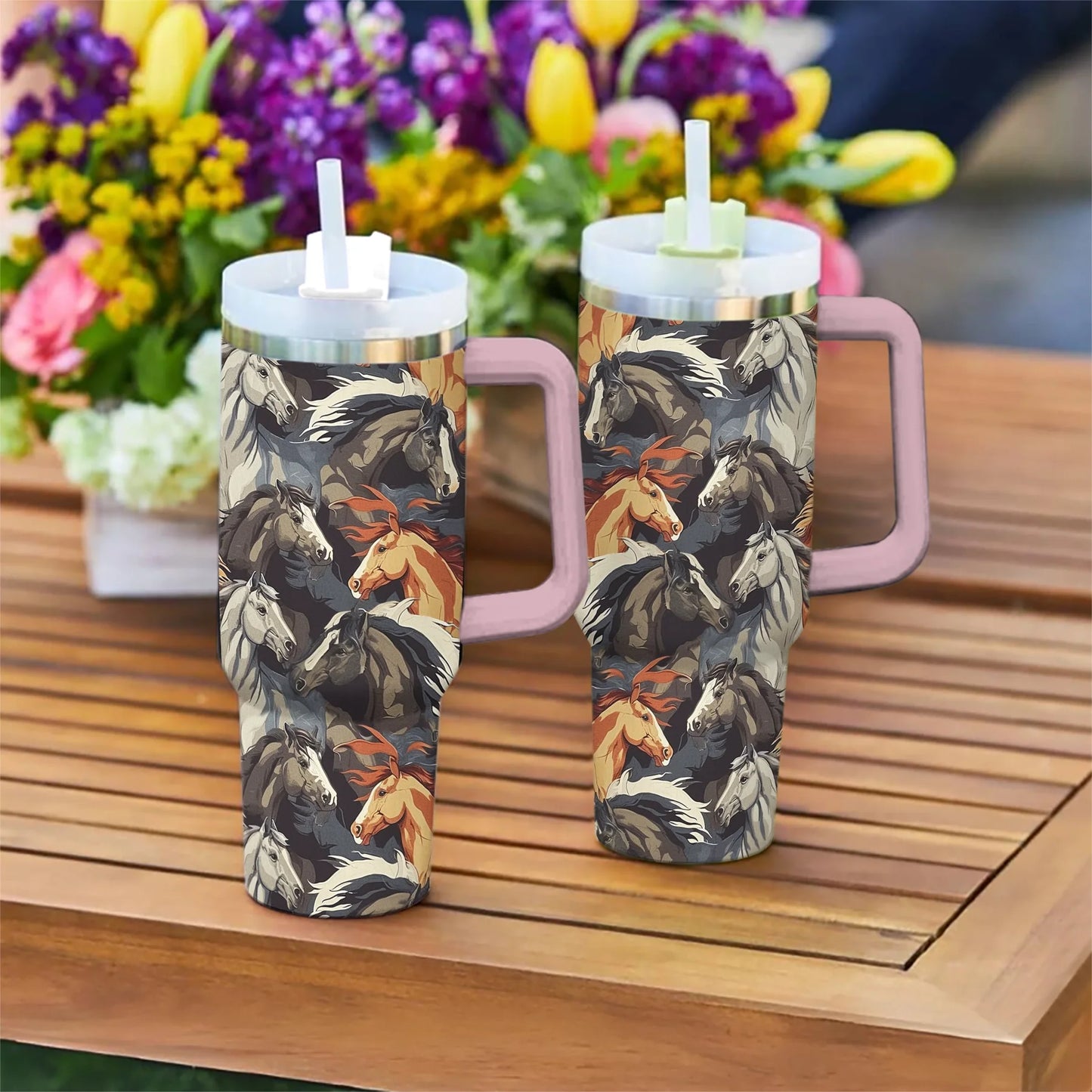 Horse 40 Oz Shineful™ Tumbler Amazing Mn8 40Oz