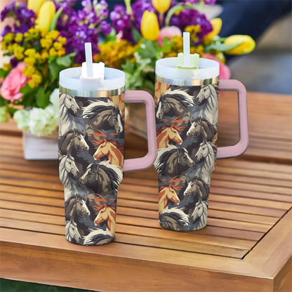 Horse 40 Oz Shineful™ Tumbler Amazing Mn8 40Oz
