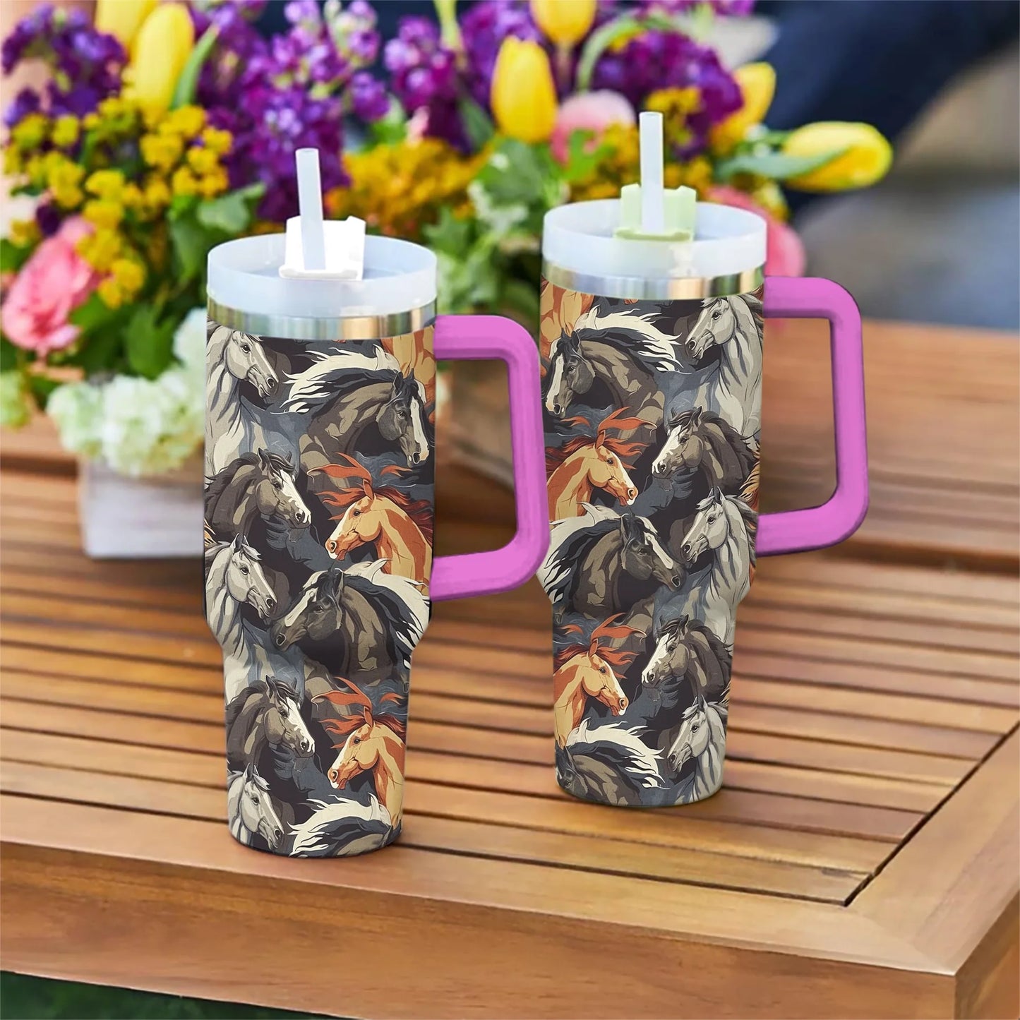 Horse 40 Oz Shineful™ Tumbler Amazing Mn8 40Oz