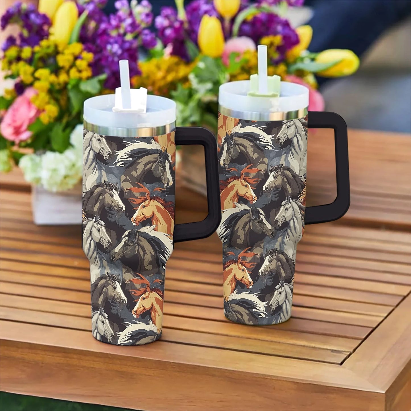 Horse 40 Oz Shineful™ Tumbler Amazing Mn8 40Oz