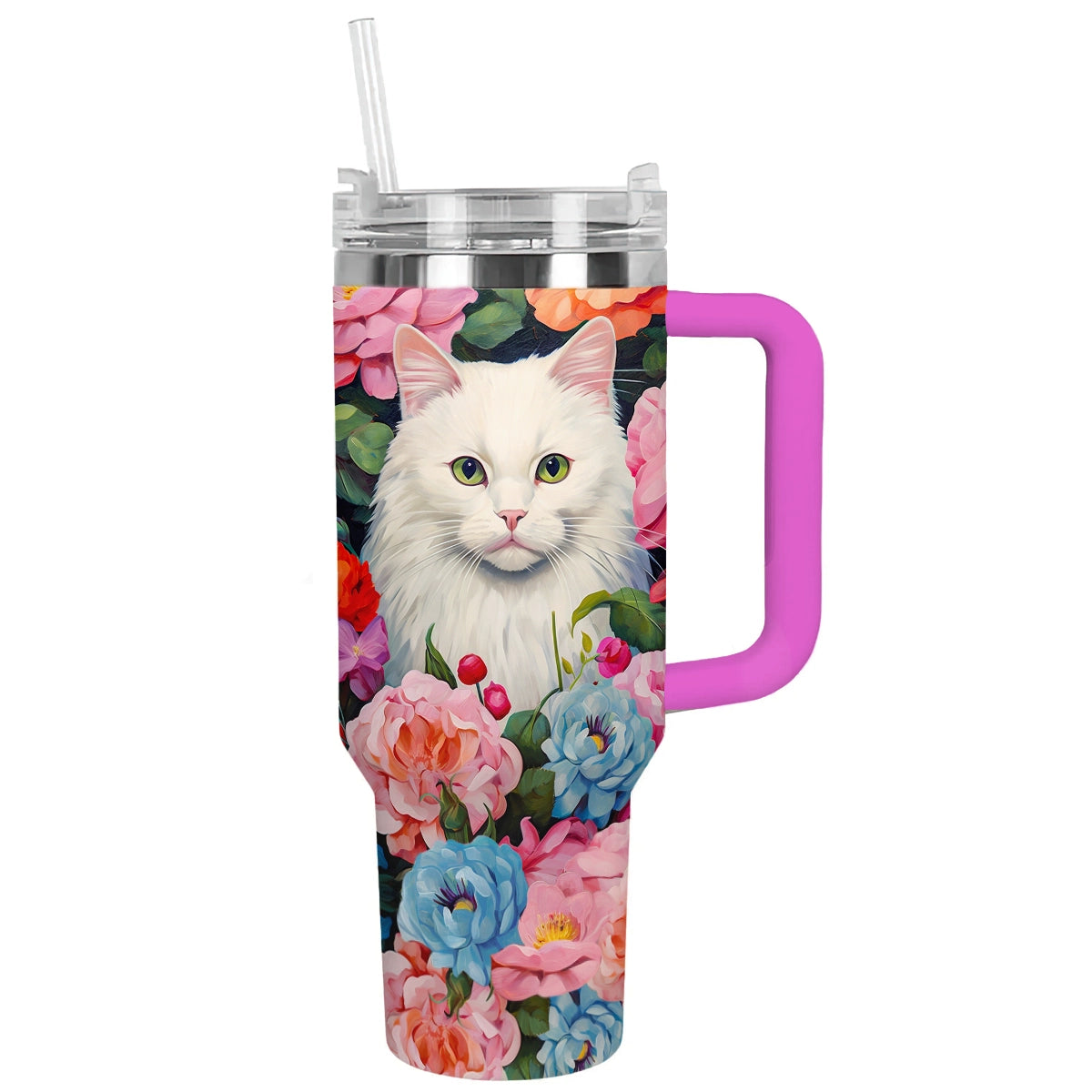 Shineful Tumbler Cat In Purrfect Garden