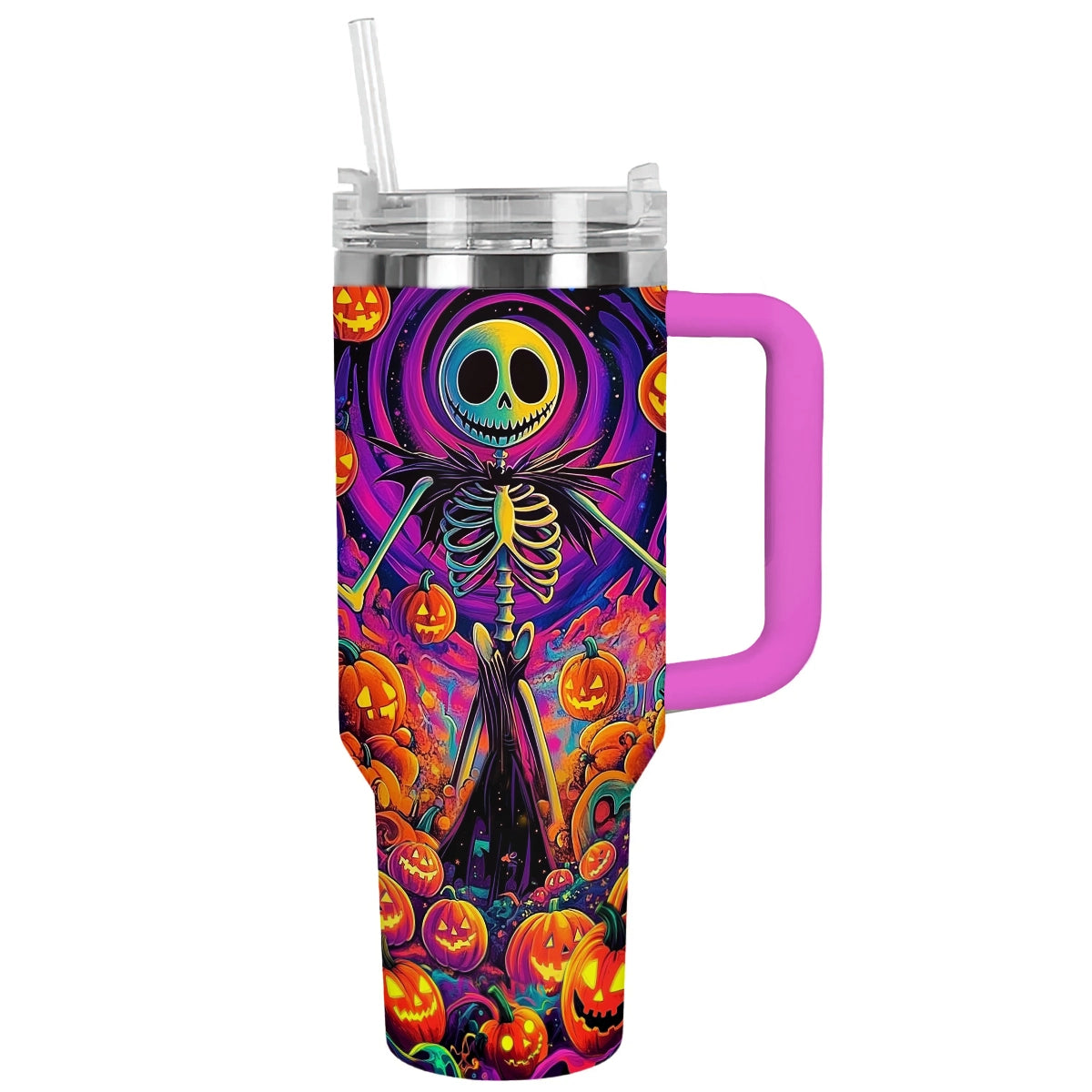 Shineful Tumbler Halloween Pumpkin Skull