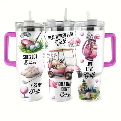 Shineful Tumbler Pink Golf