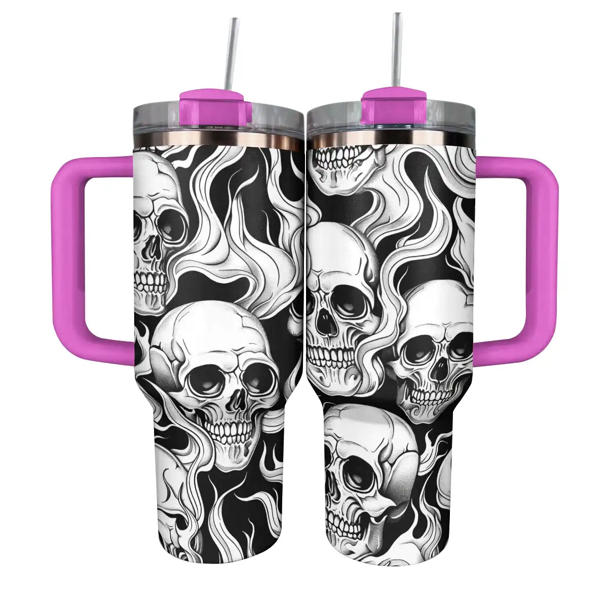 Shineful Tumbler Smokey Skulls