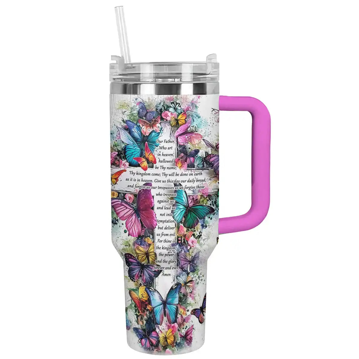 Shineful Tumbler Butterfly Shineful Our Father