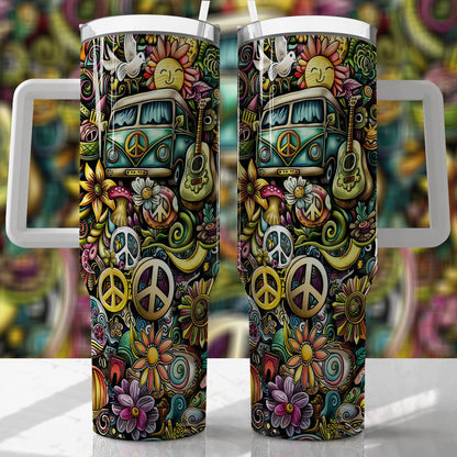 Shineful Tumbler Hippie Life In The 60s