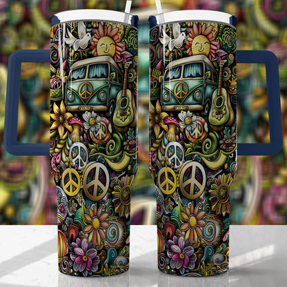 Shineful Tumbler Hippie Life In The 60s