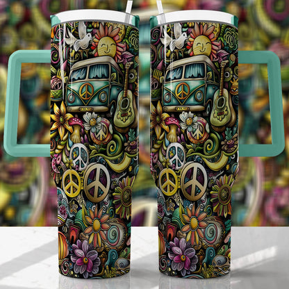 Shineful Tumbler Hippie Life In The 60s