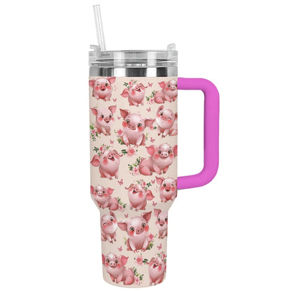 Shineful Tumbler Charming Piglet Sips