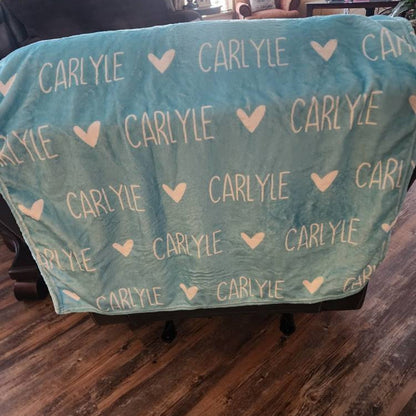 Shineful Personalized Girl Name Blanket, Custom Baby Blanket, Newborn Blanket, Girl Blanket Gift, Baby Blanket, Kids Blanket, Christmas Present Gift