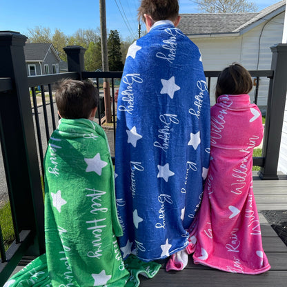Shineful Personalized Girl Name Blanket, Custom Baby Blanket, Newborn Blanket, Girl Blanket Gift, Baby Blanket, Kids Blanket, Christmas Present Gift