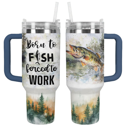 Shineful Tumbler Born to Fishing