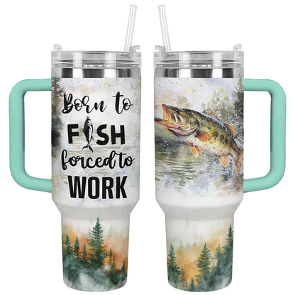 Shineful Tumbler Born to Fishing