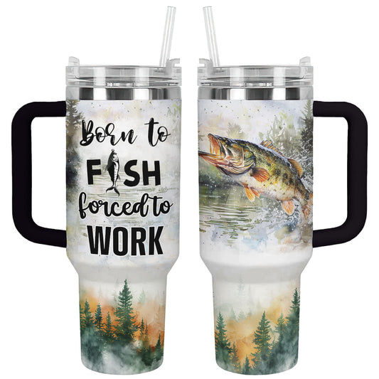 Shineful Tumbler Born to Fishing