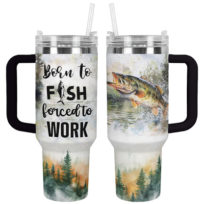 Shineful Tumbler Born to Fishing