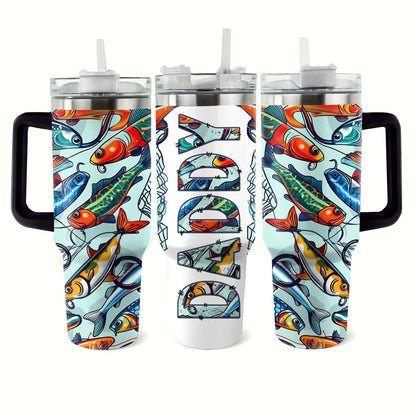 Shineful Tumbler Dad Fishing