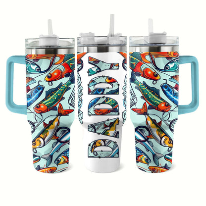 Shineful Tumbler Dad Fishing
