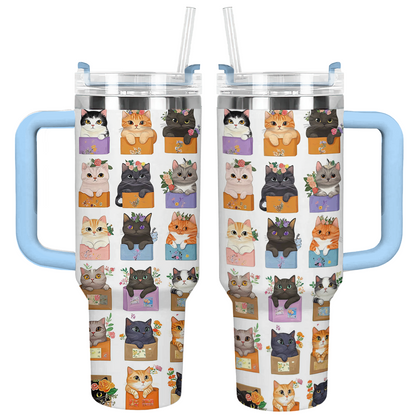 Shineful Tumbler Purrfectly Boxed Cats