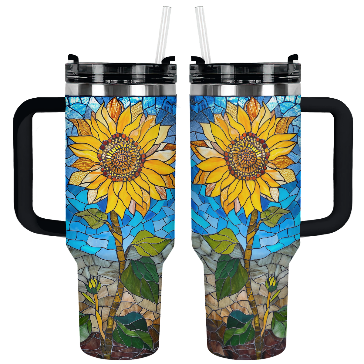 Shineful Tumbler Radiant Crystal Sunflower