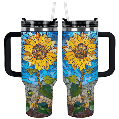 Shineful Tumbler Radiant Crystal Sunflower