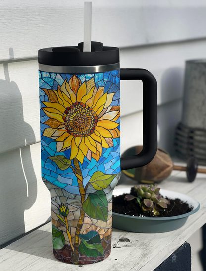Shineful Tumbler Radiant Crystal Sunflower