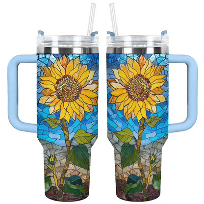 Shineful Tumbler Radiant Crystal Sunflower