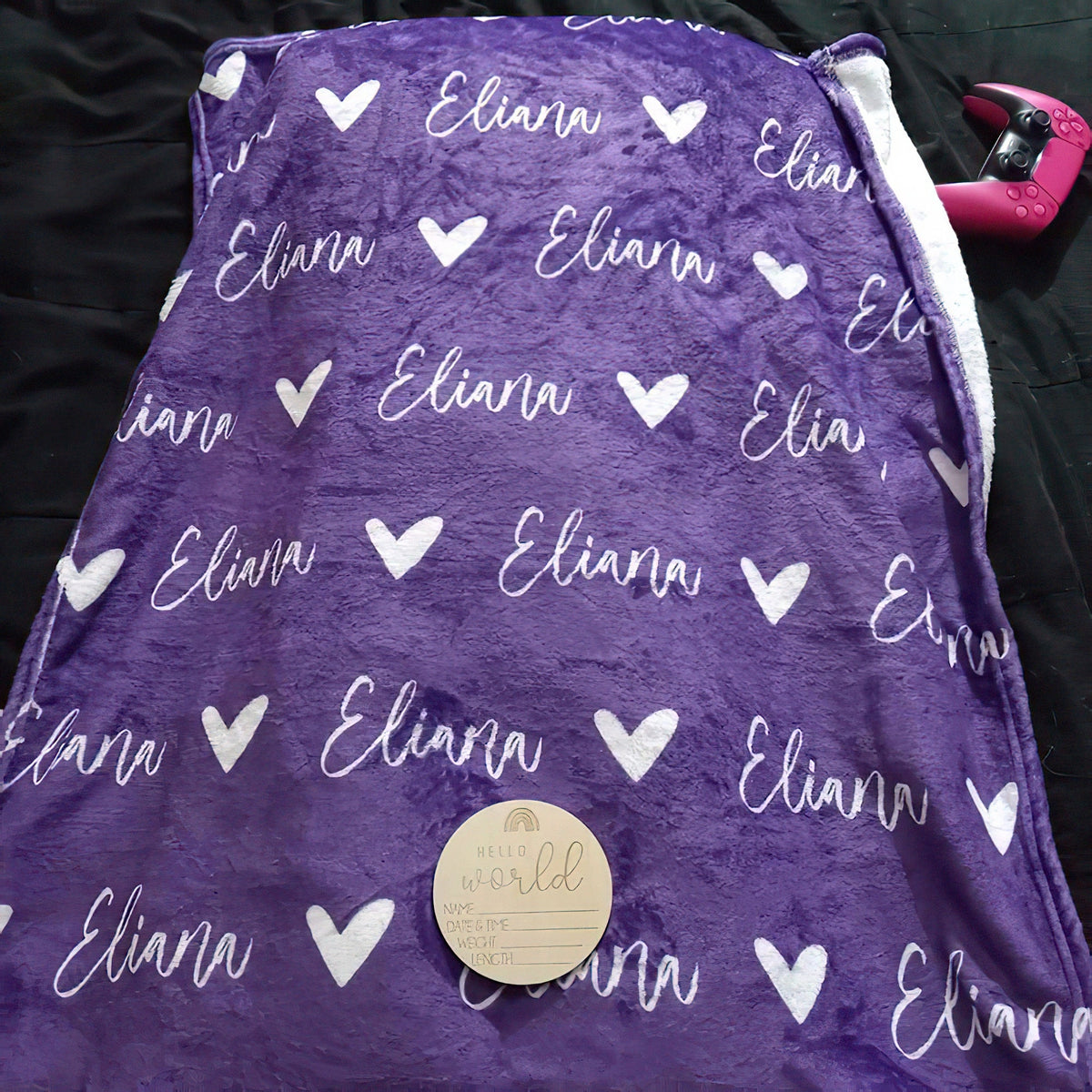 Shineful Personalized Girl Name Blanket, Custom Baby Blanket, Newborn Blanket, Girl Blanket Gift, Baby Blanket, Kids Blanket, Christmas Present Gift