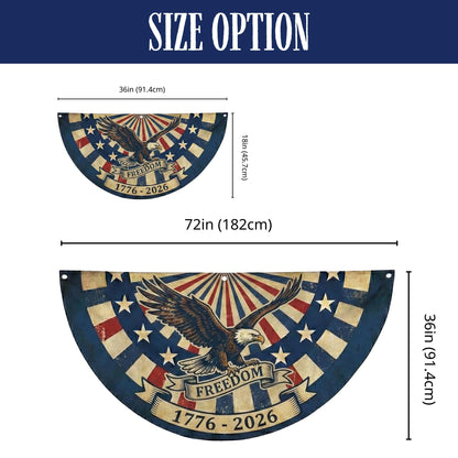 Shineful Decorative Fan Flag Liberty Bell – 250 Years of Independence