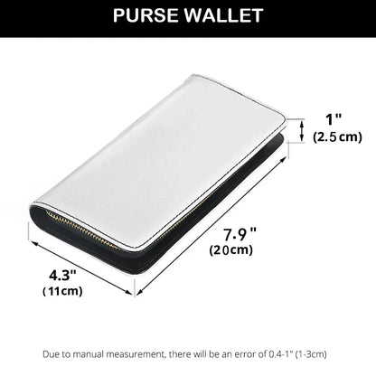 Shineful Leather Clutch Purse With Wristlet Strap Handle Floral Cat Fantasy