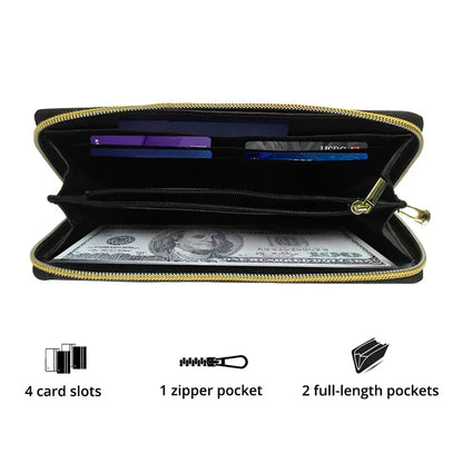 Shineful Leather Clutch Purse With Wristlet Strap Handle Tropical Toucan