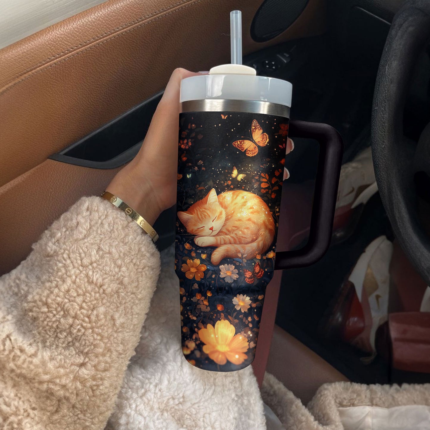 Shineful Tumbler Sleepy Cat