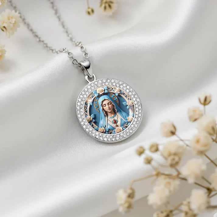 Shineful Blessed Virgin Mary Pendant Necklace