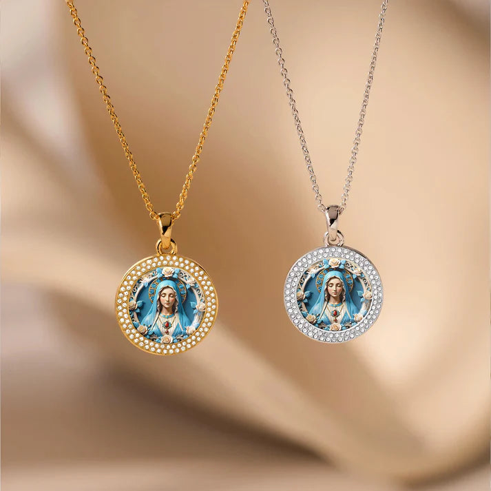 Shineful Blessed Virgin Mary Pendant Necklace