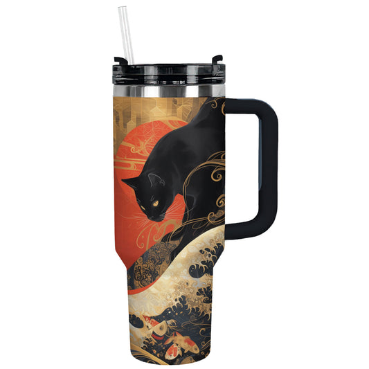 Shineful Tumbler Golden Hour Cat