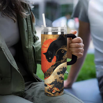 Shineful Tumbler Golden Hour Cat